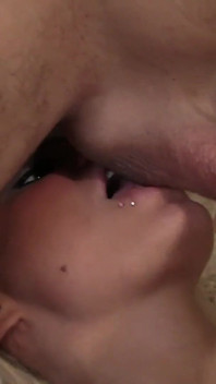 Sexy Jacky Joy lets big cock slides in between her huge tits and horny pussy