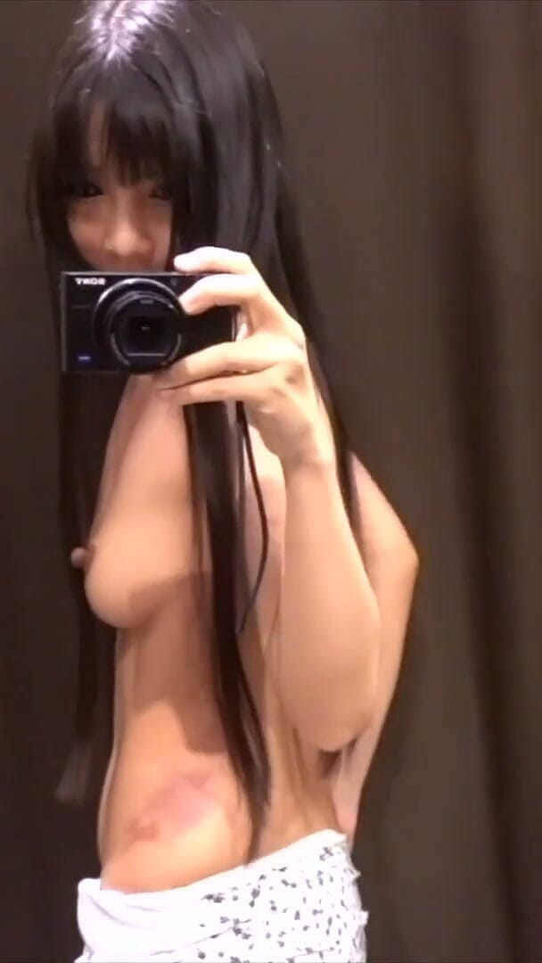 Littlesubgirltia: Bushy Pussy in Public Dressing Room