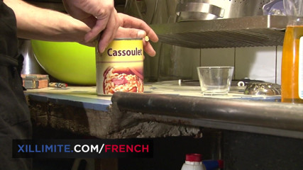 French girls at work: The cook fucks the sexy dancer of the restaurant