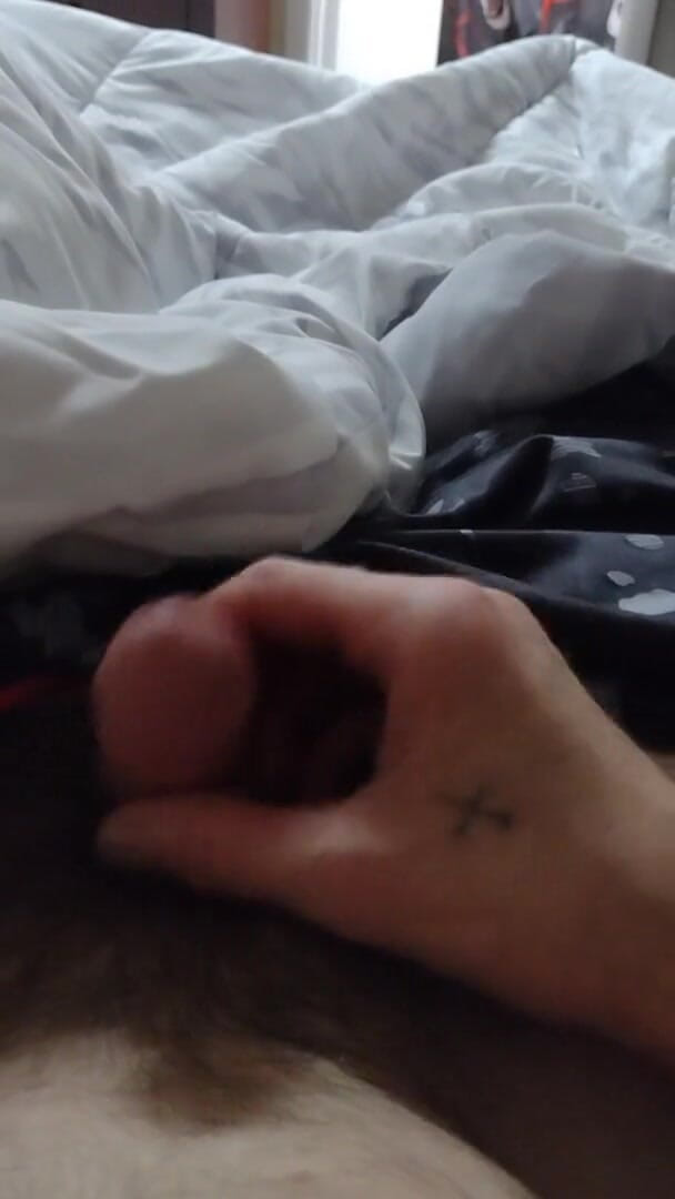 Pussylicker99: Stroking my cock.