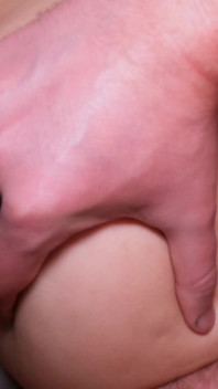 Big-assed Chick Gets Cum on Her Ass!