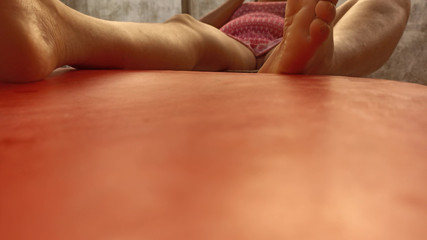 Karmicoxv: Looking at my wife's legs