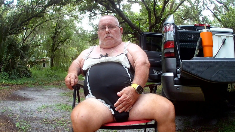 Mark Fletcher: Mark Fletcher Dressed up Edging My Cock, Eating My Cum