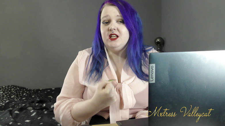Mxtress Valleycat: Nachytal tě, jak si honíš v práci