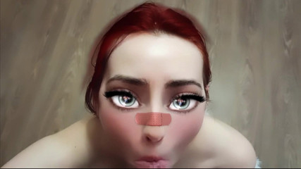 SexyFairyTale: Anime girl sucks dick