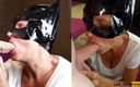 Les Gourmands: MILF mit der catwoman-maske lutscht ihren ehemann und bekommt eine...