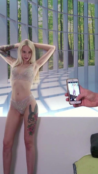 German Scout - der dünne blonde teenager arteya verführt zu hartem casting-fick beim modeljob