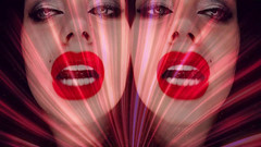 Goddess Misha Goldy: Mesmerizing ASMR! Red lipserizing with JOI!