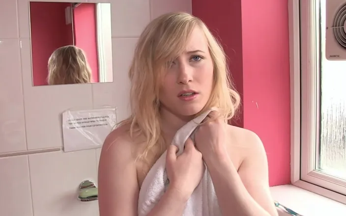 The Window of Sex: Pervert Babes Scene-4 horny Blonde Satin Sparks Enjoys Neighbor's Cock...