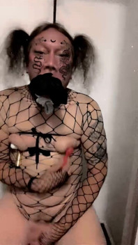 Sexy Trans Woman Getting Red Hot Masturbating
