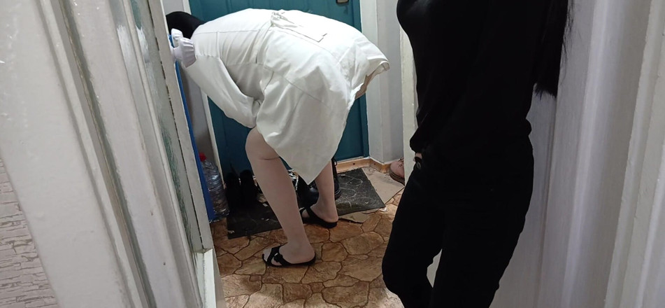 Lesbian-illusion: I Caught My Doctor Masturbating and Helped Him Cum