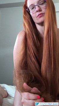 Cewek hot rambut merah rapunzel lagi asik nyepong besar - pov