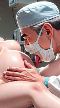 Perverted Doctor Worshipping Pregnant Woman Feet During Exam