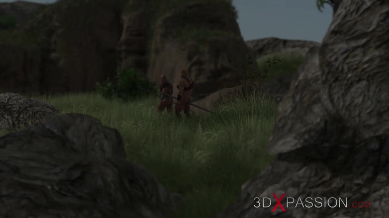 3dxpassion: The last island of the savages. Tribal chief fucking young...