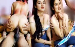 Hot Sexy Desi Indian Bhabhi in the Cold of the String