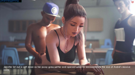 Johannes Gaming: AWAM - Jennifer ia o pulă neagră și ia o muie