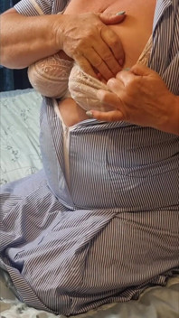 Naughty Nurse Julie - Bra Reveal & Teasing Huge Tits