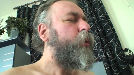 Old PIGS XXX: Old grandpa finds out his stepgranddaughter watching a porn movie
