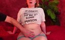 Arya Grander: Real Huge Bellygasm, Licking Tummy, Belly Button Orgasm with Shaking,...