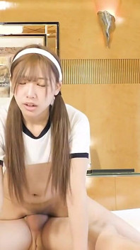 Japanese Beauty. Slender Amateur, Shaved Pussy Sex and Fellatio. Uncensored, Asian, Hentai, POV, Cosplay