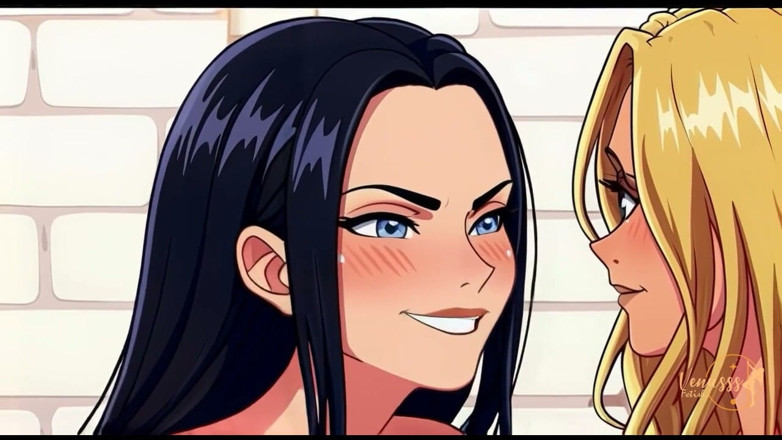Venusss fetish: Venus et Yessika adorent les seins ! Fétiche hentai