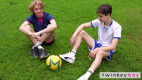 Twinkey Boy Studios: Sportsbuddies: Tony Keit en Elio Pjatteryd zonder condoom aansluiting