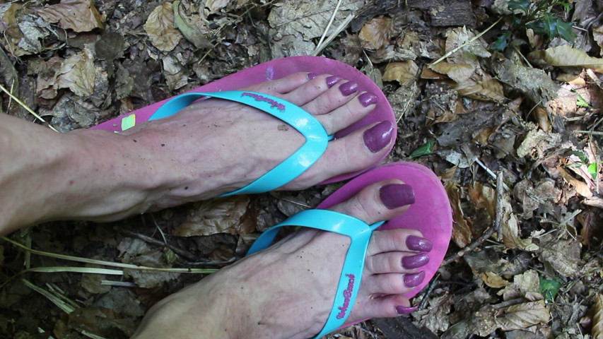 Sissy Feet in the Woods (Barefoot Stables)