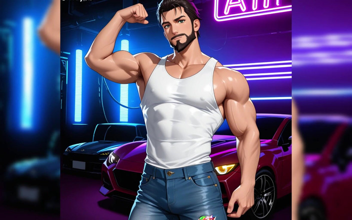 Erotic Man: Hete gespierde mannen - Ai porno
