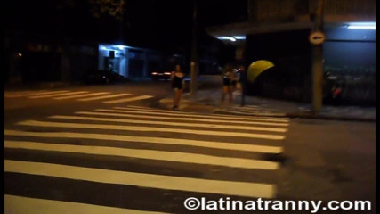 Nikki Montero: Sao paulo streets having fun with other t-girls