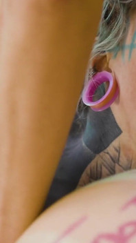 2 Heavy Tattoo Girls Get Ass Fucked by a Big Dick
