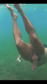What a Nice Feeling to Swim Like This, I Wanted to Have Cum for You, but People Showed up