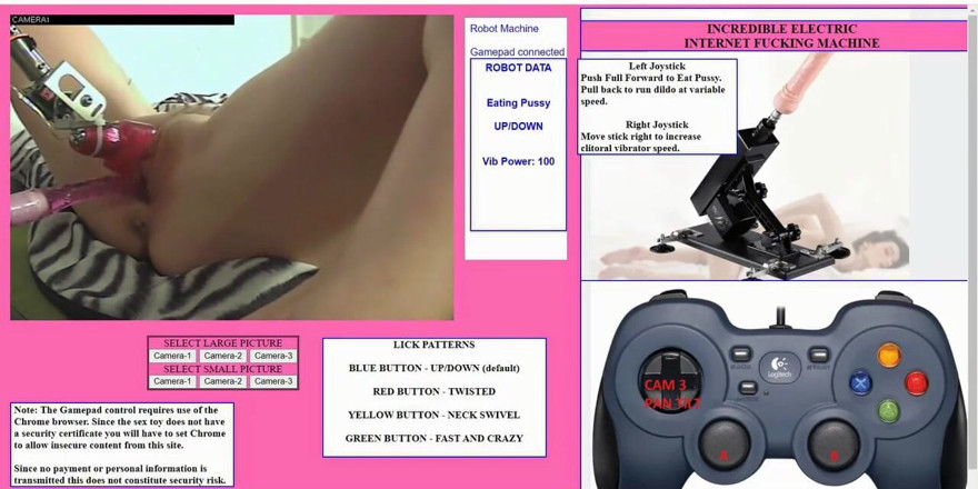 Robot Love: Debbie faz a incrível máquina de foder na Internet