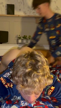 Twink Couple Fuck in Bed, Then Solo Cumshots