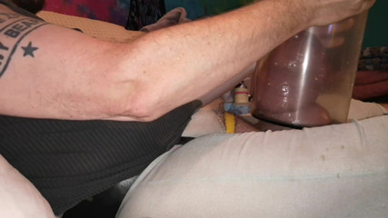 Monster_Meat_: Extreme pumping in 2stage, my cock only