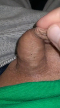 Take My Juicy Small Thin Foreskin Cock Out of the Pants