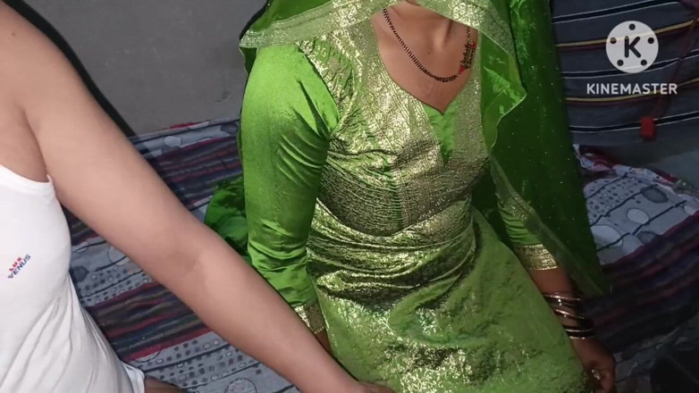 Savita5343: Desi Bhabhi w zielonym garniturze Salwar jebana ciężko przez Devara