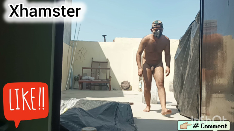 Sansuindia: Mandir Monk Nude on Street Porn