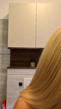 Wonderfully Beautiful Hot Petite Blonde Gets Bored and Ignored at Home Takes off Her Panties to Show Her Tight Pussy