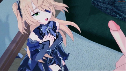 Hentai Smash: Fischl ia o muie înainte de a fi futută - Genshin impact...