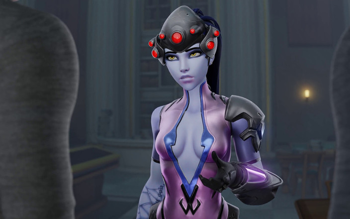 Orlikx: Tracer встановлює widowmaker, відтраханий великими членами, 3d overwatch порно