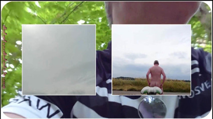 Carmen_Nylonjunge: Colaj video al unui tur cu bicicleta fără 2 *** În aer liber