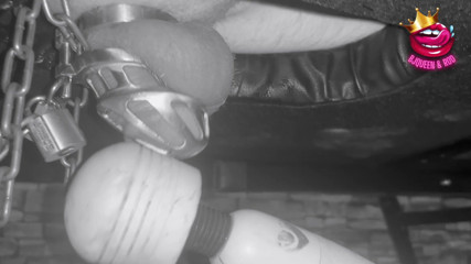 Mistress_BJQueen: Hecho para correrse en jaula de castidad restringida en la...