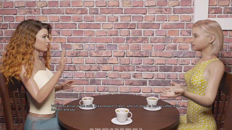 3D Cartoon Porn: My Dorm 223 - Adjö Kyss av Olivia och Betty to Mark