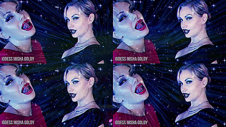 Goddess Misha Goldy: Buzele mele mari și seducătoare te vor fute complet!