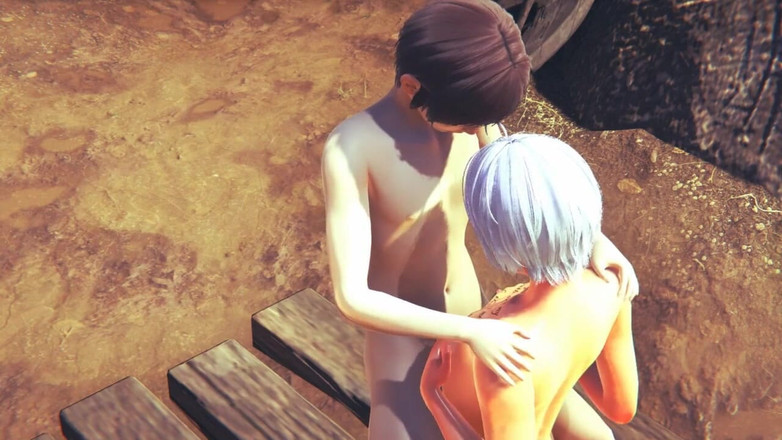 Yaoitube: Yaoi Femboy - Син, анальный дилдо и сиськи