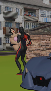 Spider Man knullar indisk bhabhi