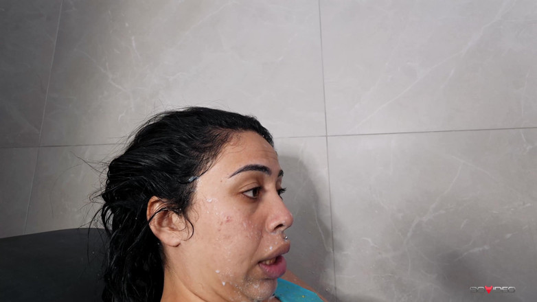 Enema Extreme And Top Girls: Enema Swallow Lesbian Trio - Liters of Milk to Swallow