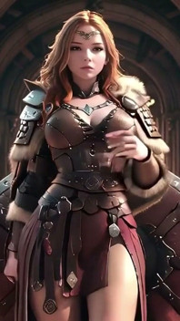 Red Queen's Epic Journey! Cold Beauty in the Gothic Hall, a Lazy Warrior Under Heavy Armor?