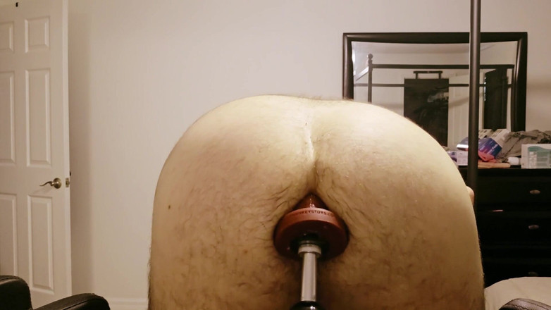 LilAndyWoodDoAnything: Orgasme mendengus di mesin seks