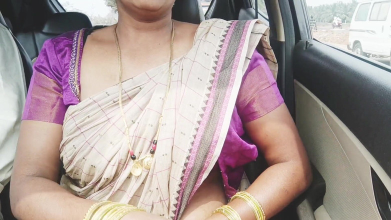 Telugu honey lips: Parte -2, Parla sporco telugu, matrigna e figliastro in macchina viaggio...